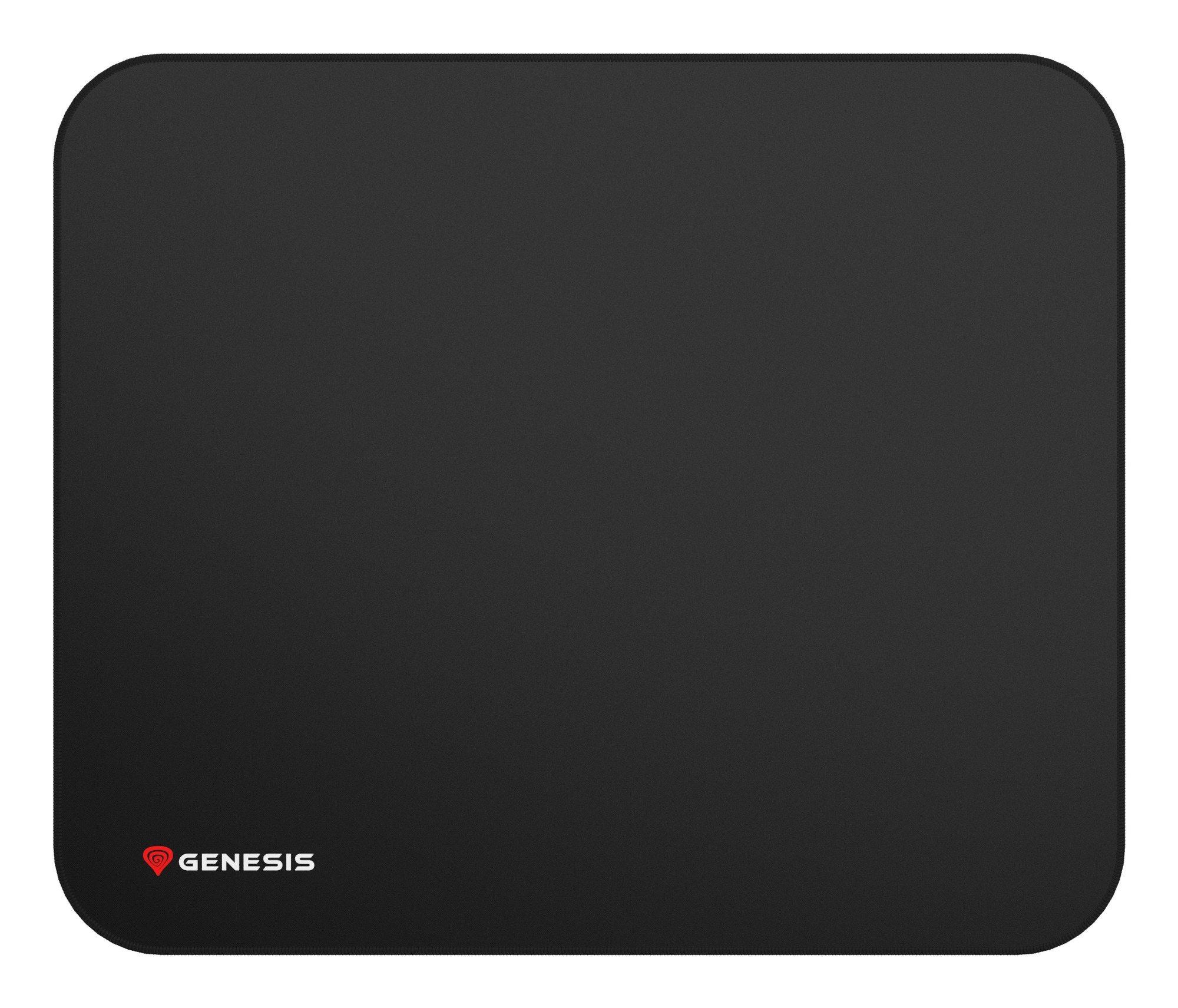 Tapete de Rato Gaming GENESIS Carbon 500 S Logo (Tecido, Borracha - Tecido e borracha - 2,5 mm - Preto)