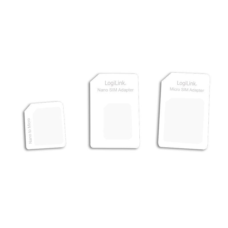 Adaptador de Cartão SIM LOGILINK AA0047 (Branco)