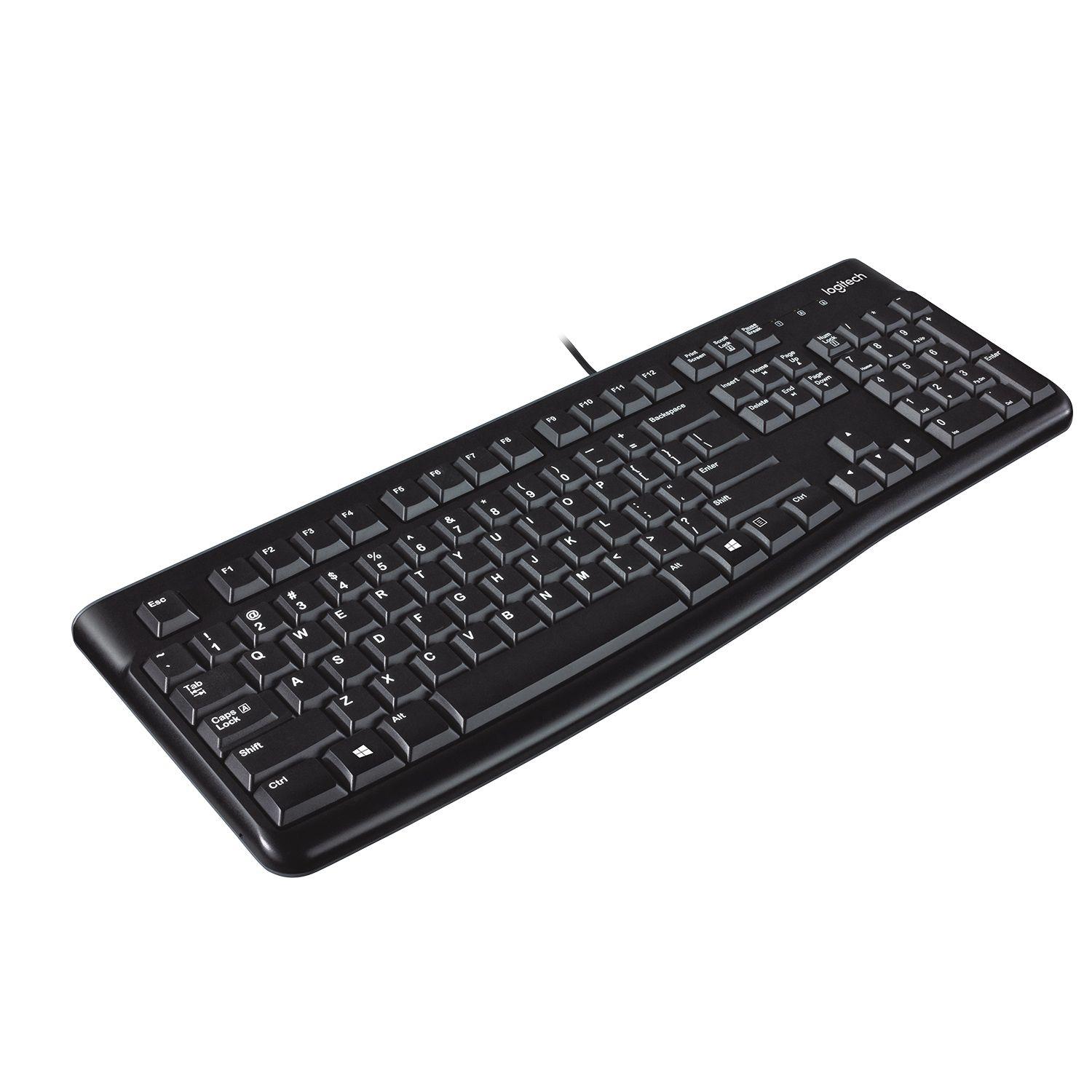 Teclado LOGITECH K120 (Holandês - Tamanho completo - USB - Preto) — miniatura 5