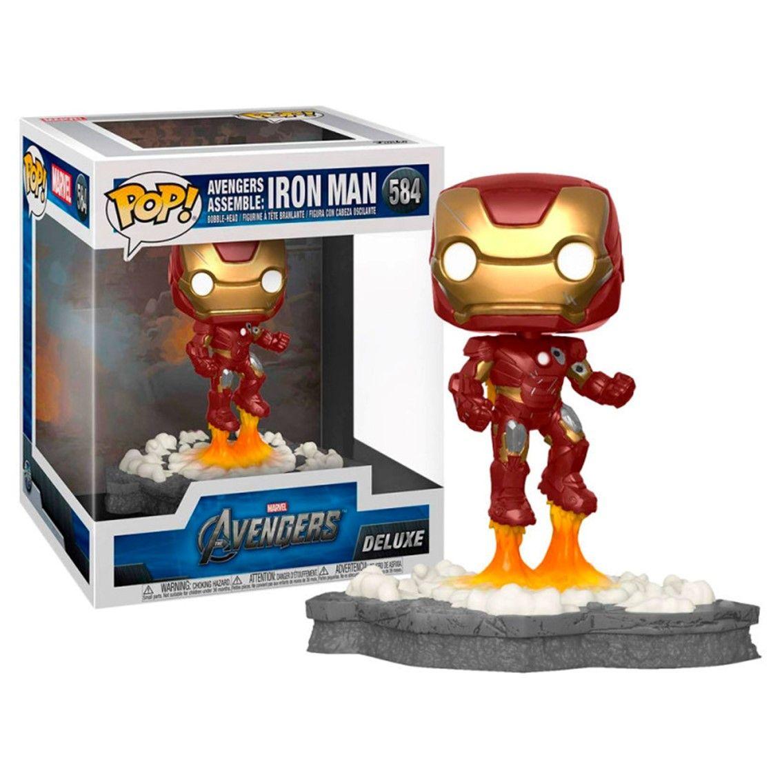 Figura Colecionável FUNKO POP! Marvel Avengers Assemble Iron Man #584 (A partir dos 3 anos - Multicolorido)