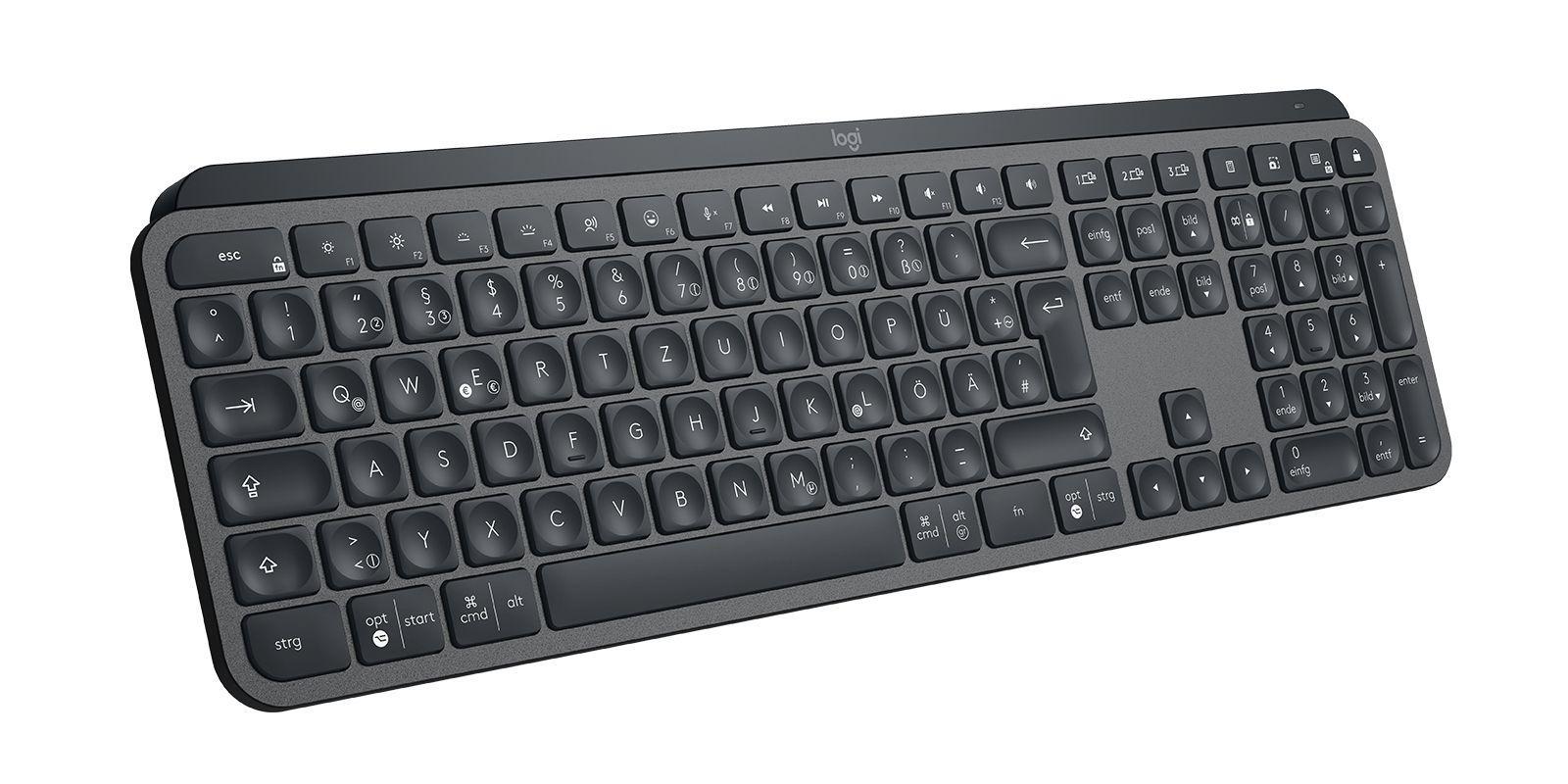 Teclado LOGITECH MX Keys for Business (Alemão - Tamanho completo - Bluetooth - Grafite) — miniatura 4