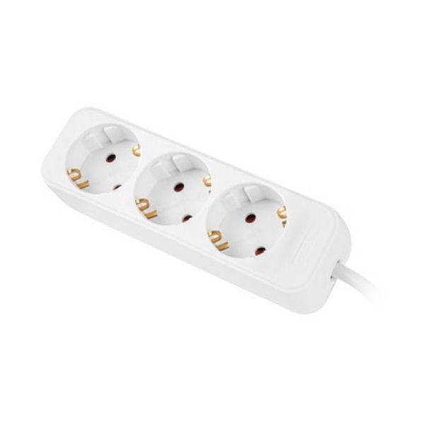 Extensão Elétrica LANBERG PS0-03F-0150-W (1,5 m - Uni-Schuko CEE 7/7 - Type F - Branco), miniatura 2
