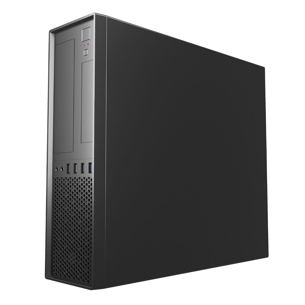 Caixa de Computador Slim UNYKACH UK 3001 BLACK (Micro ATX - TFX - PC - Preto) — miniatura 3