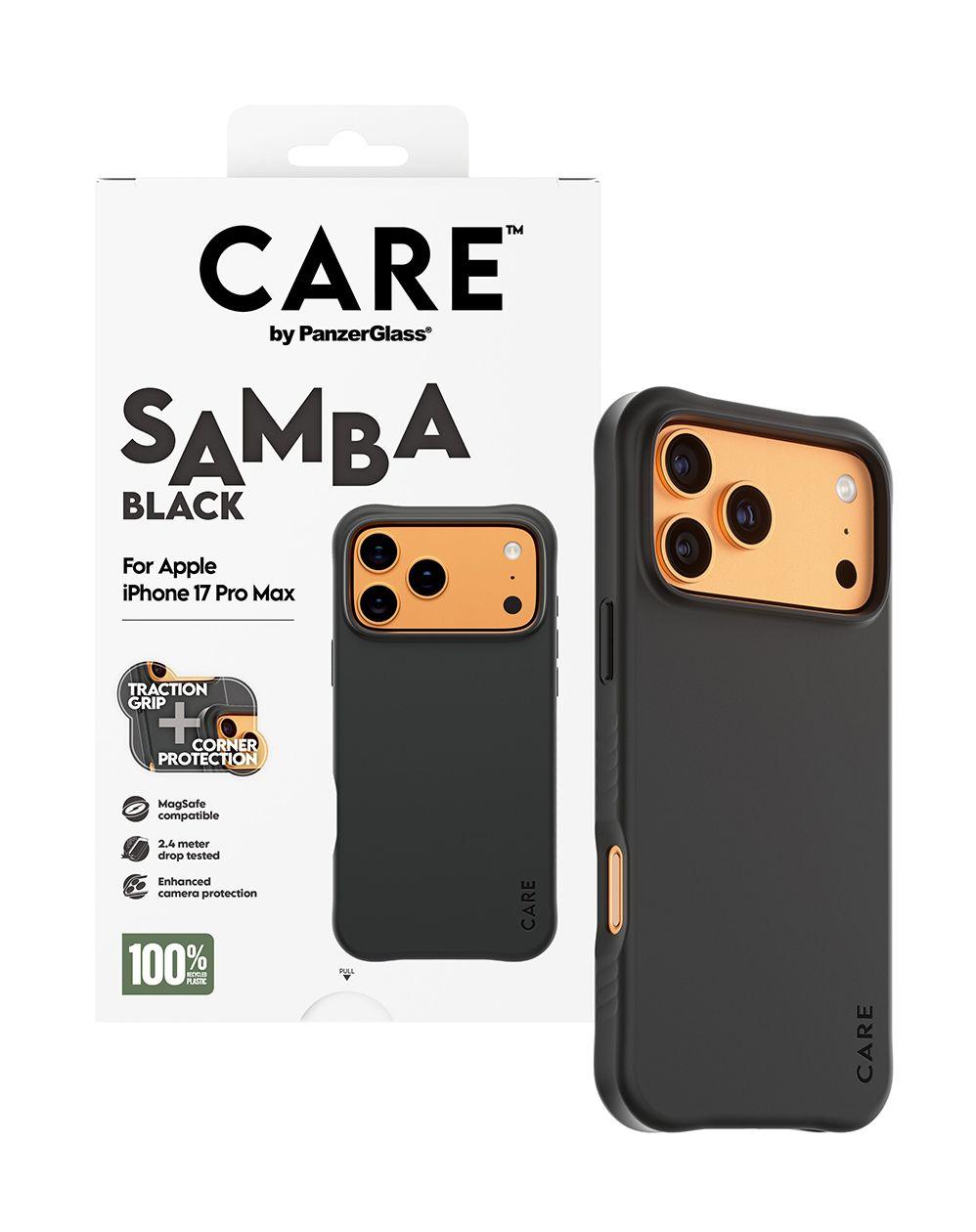 Capa para Telemóvel PANZERGLASS CARE Samba (Apple - Preto), miniatura 5