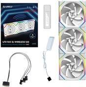 Ventoinhas LIAN LI UNI FAN SL Wireless Reverse Blade 120 (RGB multicolorida - 1,8 W - Branco)