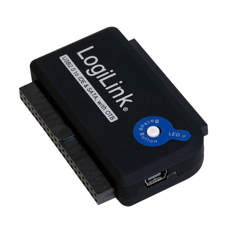 Adaptador LOGILINK AU0006C (1,2 m - USB Type-A - IDE/ATA, SATA - Preto), miniatura 3