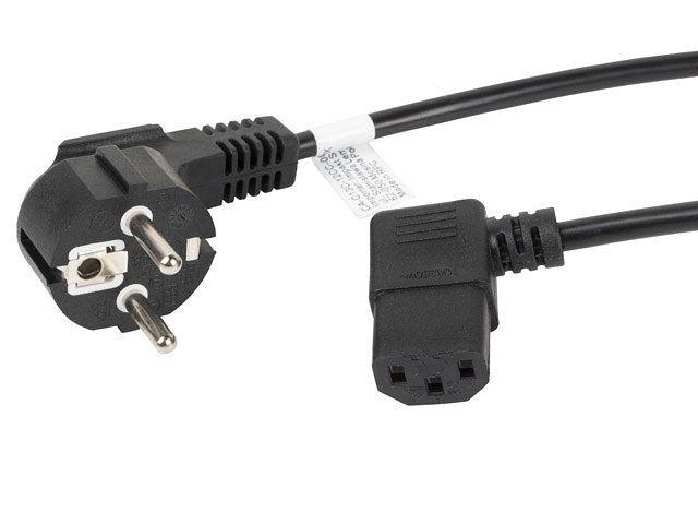 Cabo de Alimentação LANBERG CA-C13C-12CC-0018-BK (1,8 m - CEE 7/7 - IEC C13 fêmea - Preto)