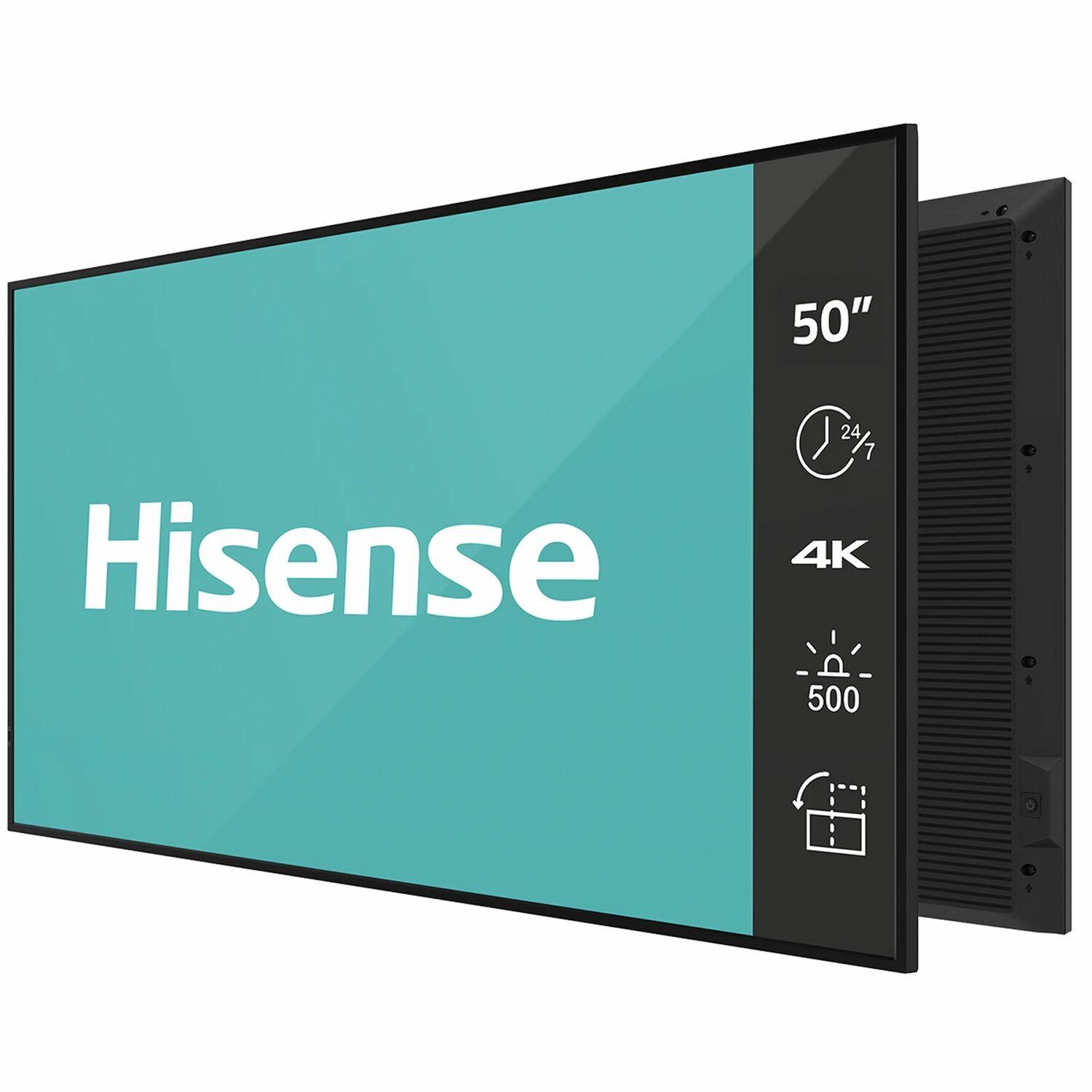 Ecrã de Sinalização Digital HISENSE 50DM66D (50" - 4K Ultra HD - 500 cd/m² - Preto)
