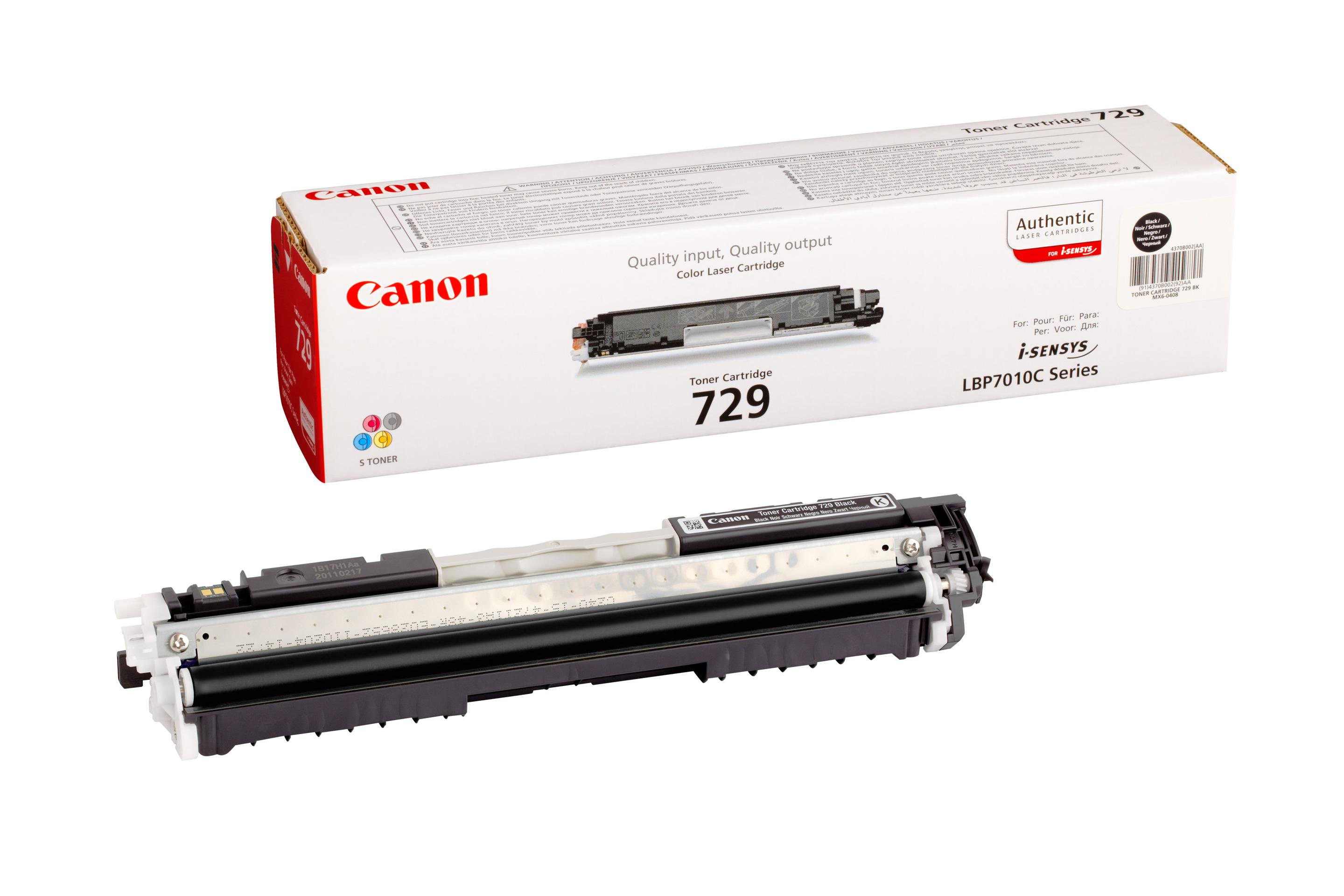 Toner CANON 729 BK (1200 páginas - i-SENSYS LBP 7010C, LBP 7018C - Preto), miniatura 2