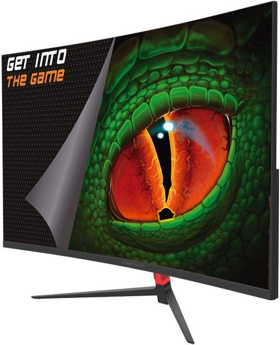 Monitor Gaming Curvo KEEP OUT XGM27PRO+V3 (27" - AHVA - 280 Hz - Preto/Vermelho) — miniatura 3