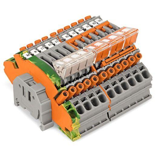Bloco de Terminais para Transformadores de Corrente e Tensão WAGO 2007-8873 (Multicolorido)