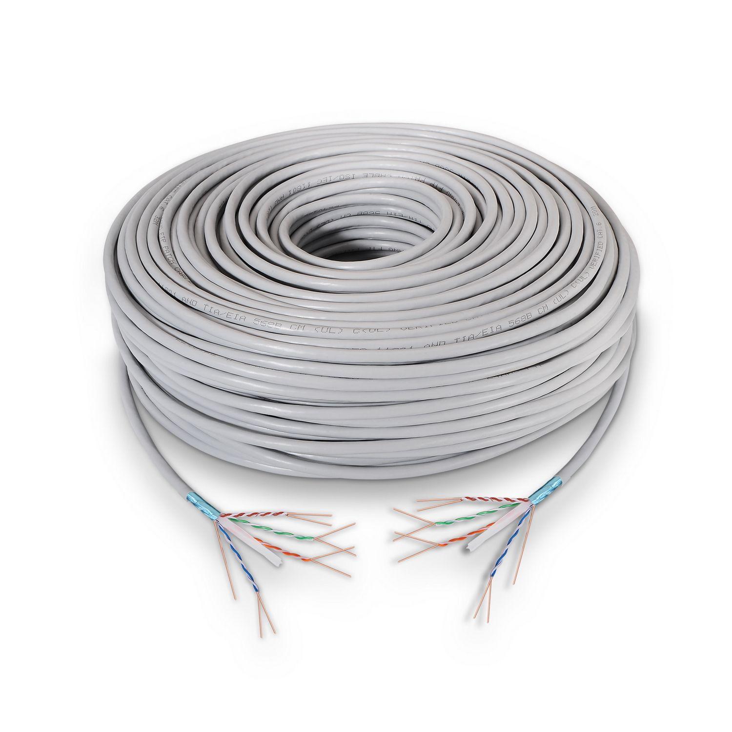 Bobina de Cabo de Rede AISENS A136-0281 (100 m - Cat6 - Cinzento), miniatura 2
