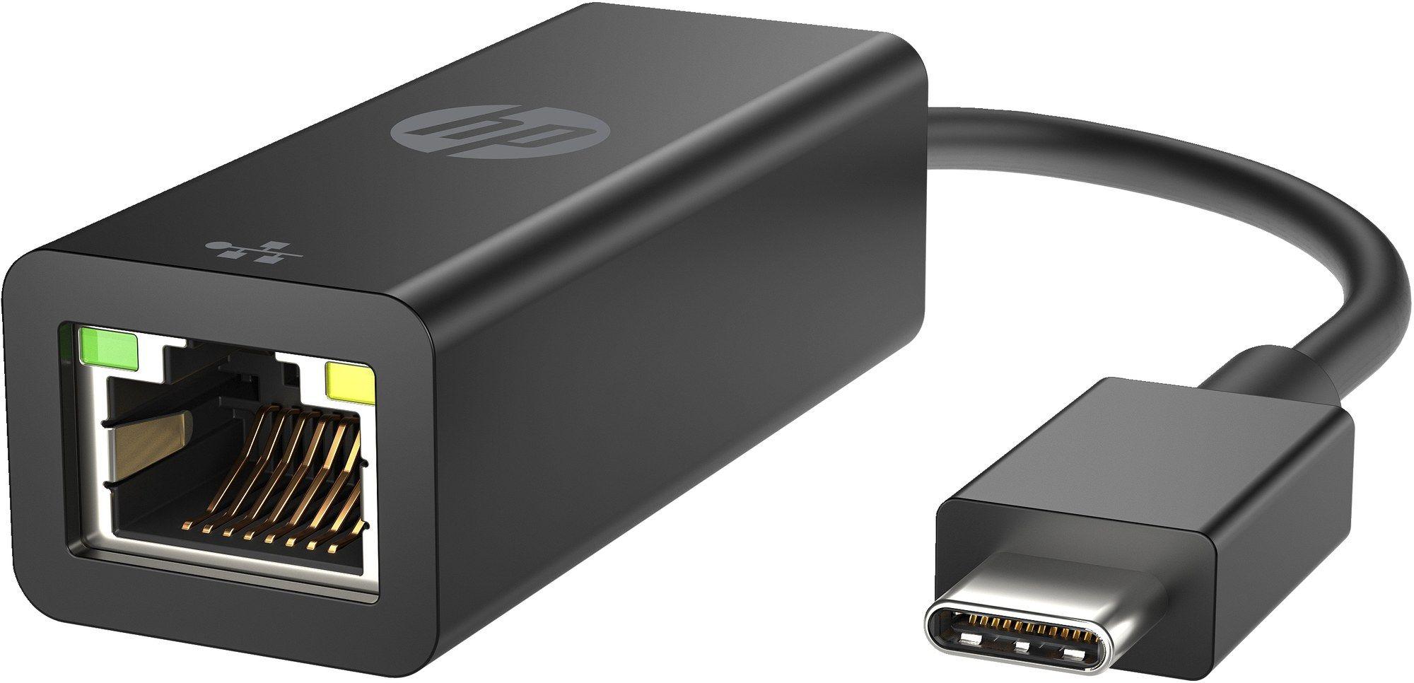 Adaptador de Rede USB-C para RJ45 HP 4Z534AA#ABB (0,1 m - USB Type-C - RJ-45 - Preto), miniatura 2