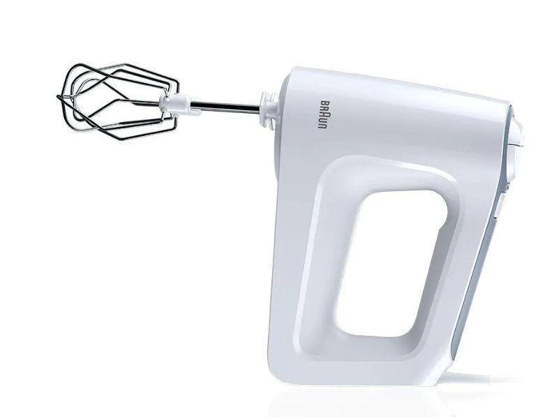 Batedeira Manual BRAUN HM 3135 WH (500 W - 0,6 l - Branco e Cinzento) — miniatura 3