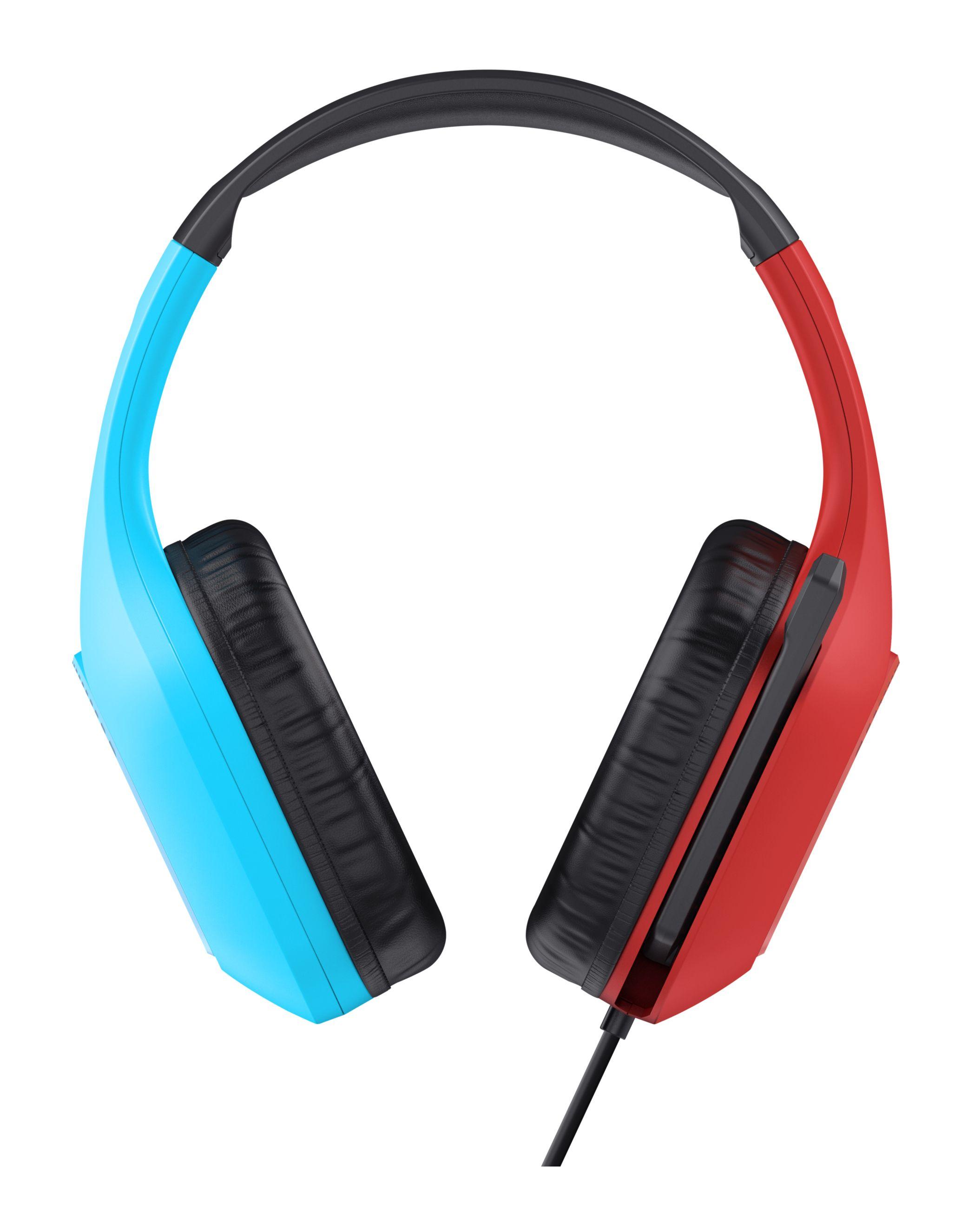Headset Gaming TRUST GXT 416S Zirox (Binaural - Com fios - Circum-aural - Preto, Ciano e Vermelho) — miniatura 5
