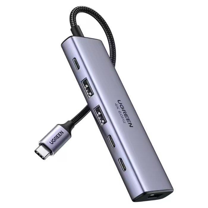 Hub USB-C UGREEN CM511 (Cinzento)