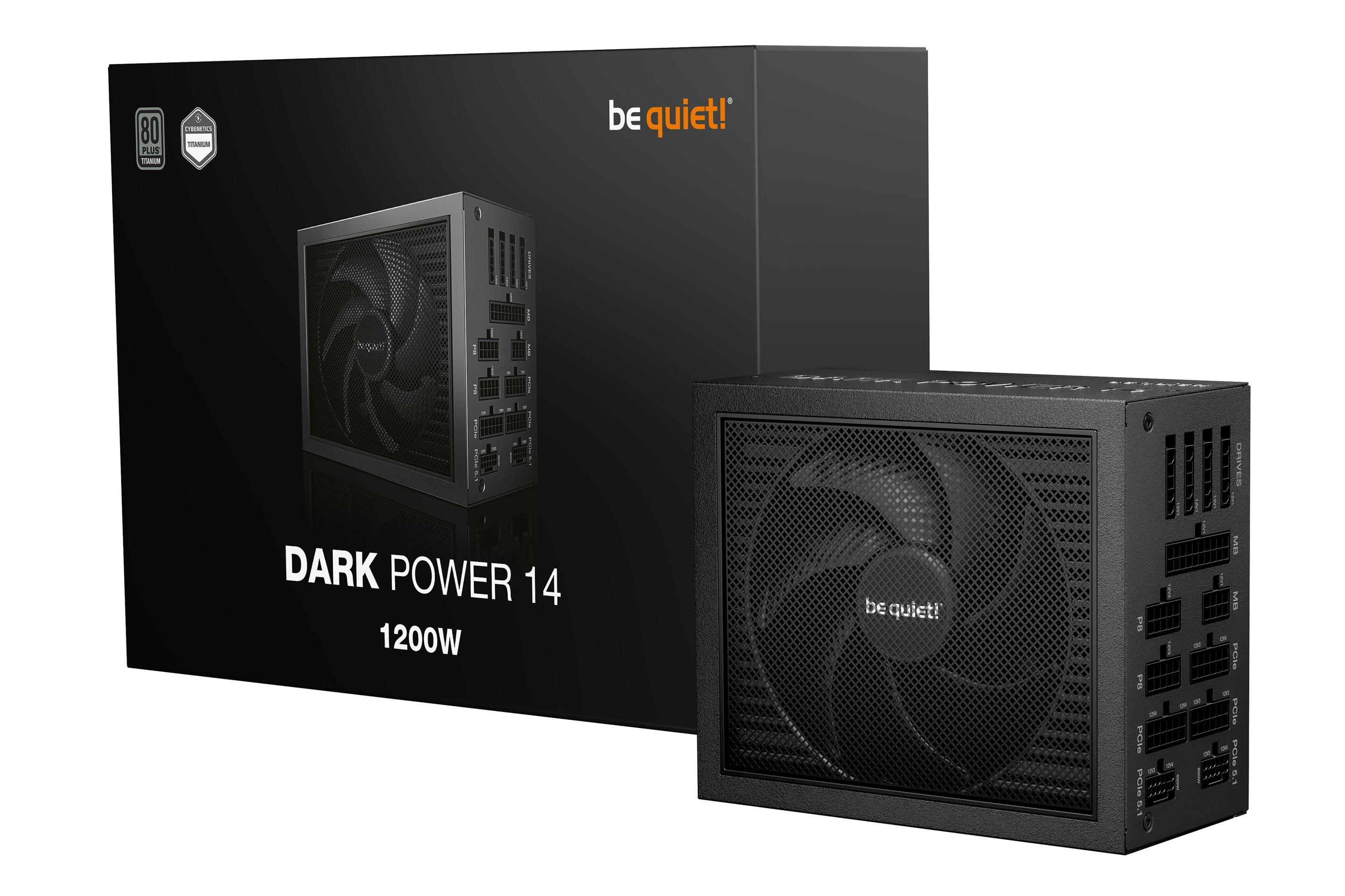 Fonte de Alimentação BE QUIET! Dark Power 14 1200W (ATX - 1200 W - 80 PLUS Titanium - Preto), miniatura 5