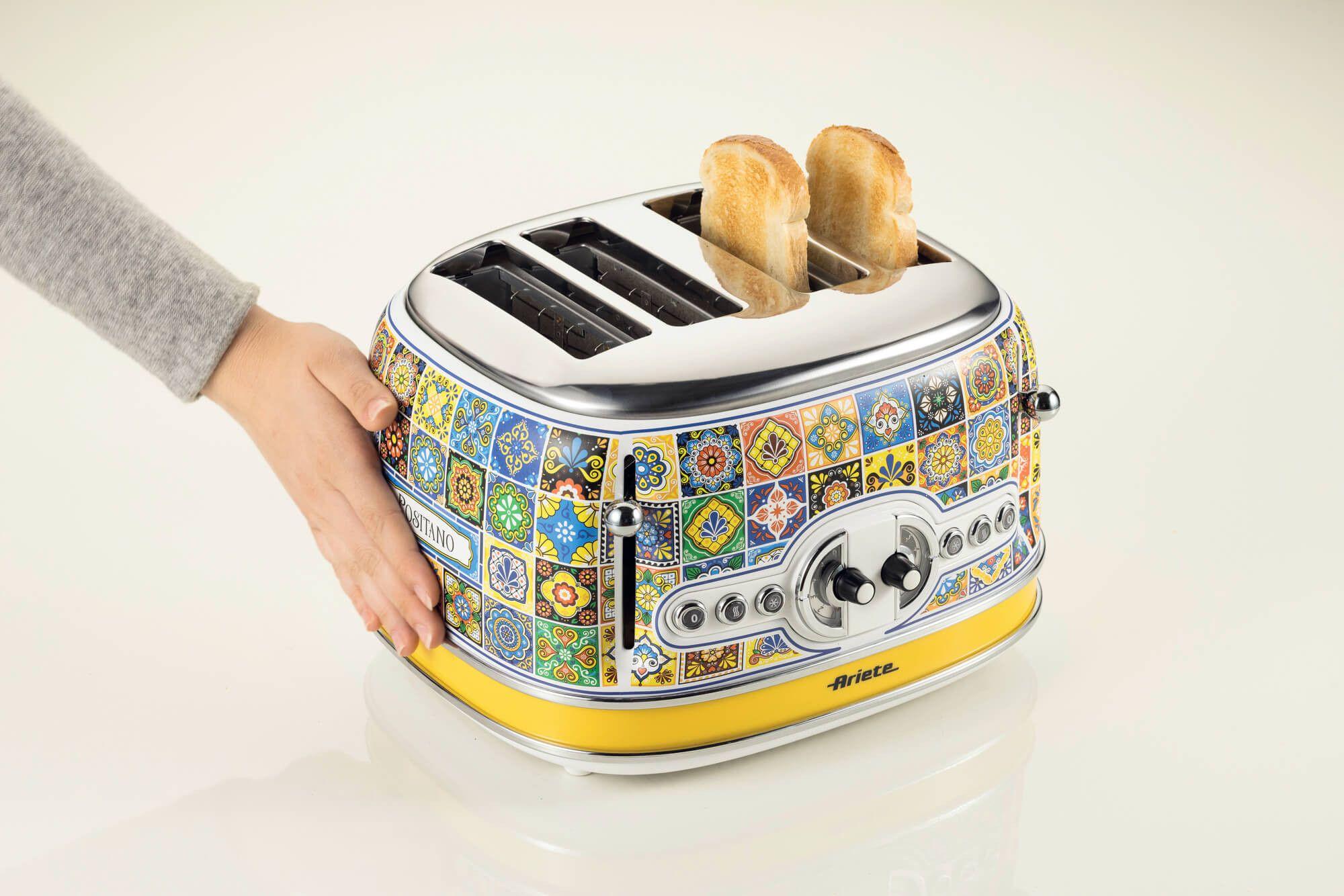 Torradeira ARIETE 0156PO (1630 W - Altura 20,5 cm - Azul e Amarelo), miniatura 5