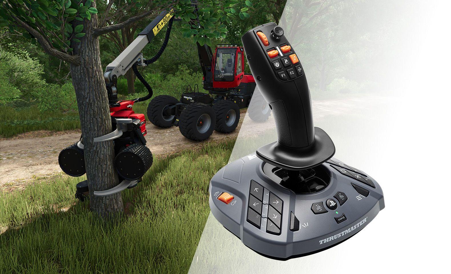 Volante THRUSTMASTER T128 SimTask Farming Pack (PlayStation - Com fios - Preto) — miniatura 10