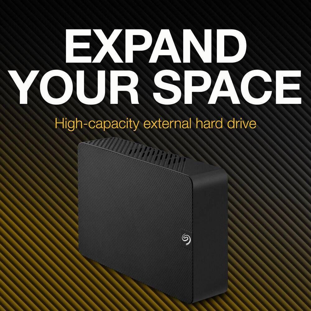 Disco Rígido Externo SEAGATE Expansion STKP10000400 (10 TB - 3.5 " - USB 3.0/2.0 - Preto) — miniatura 2