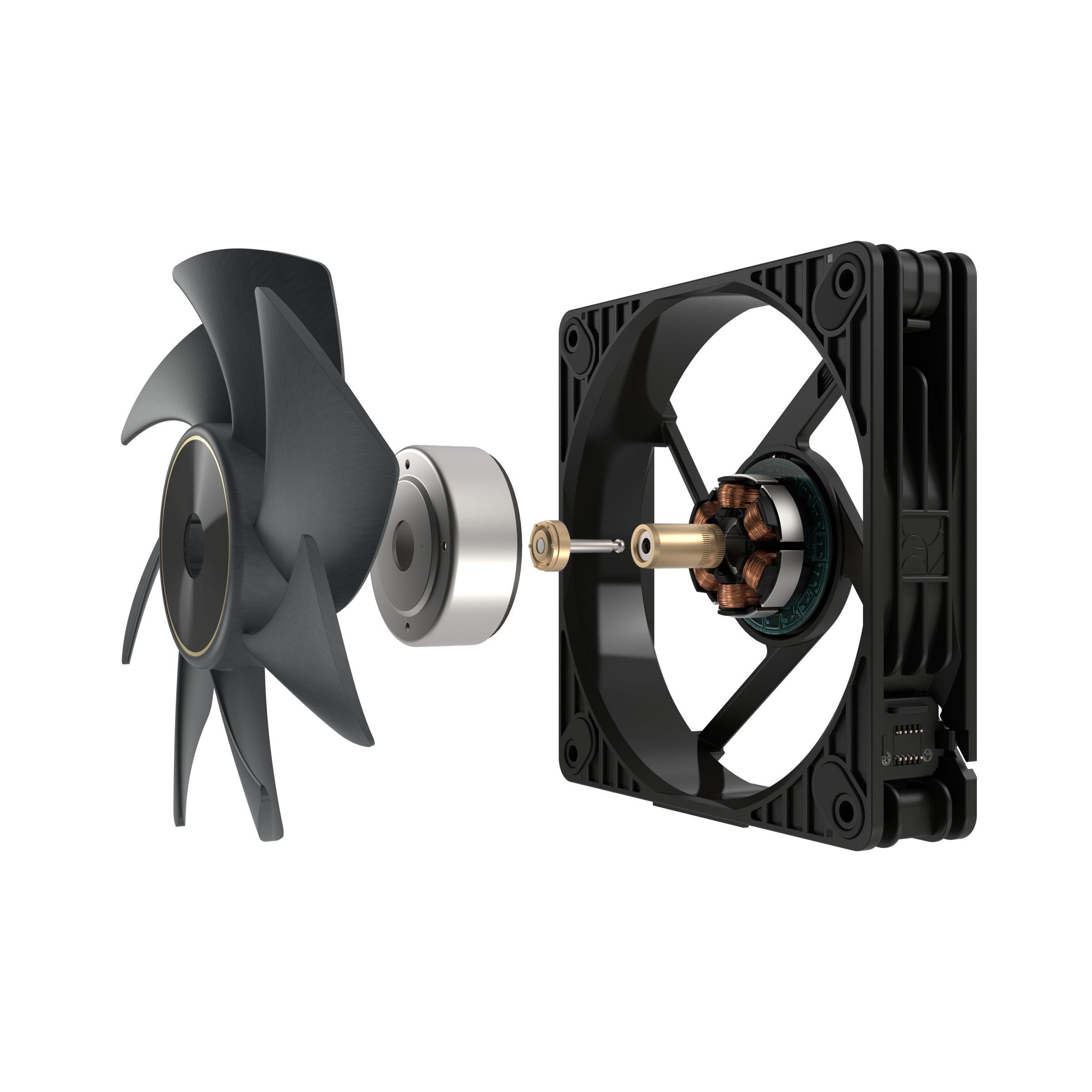 Ventoinha ASUS ProArt PF120 PWM (Preto), miniatura 10