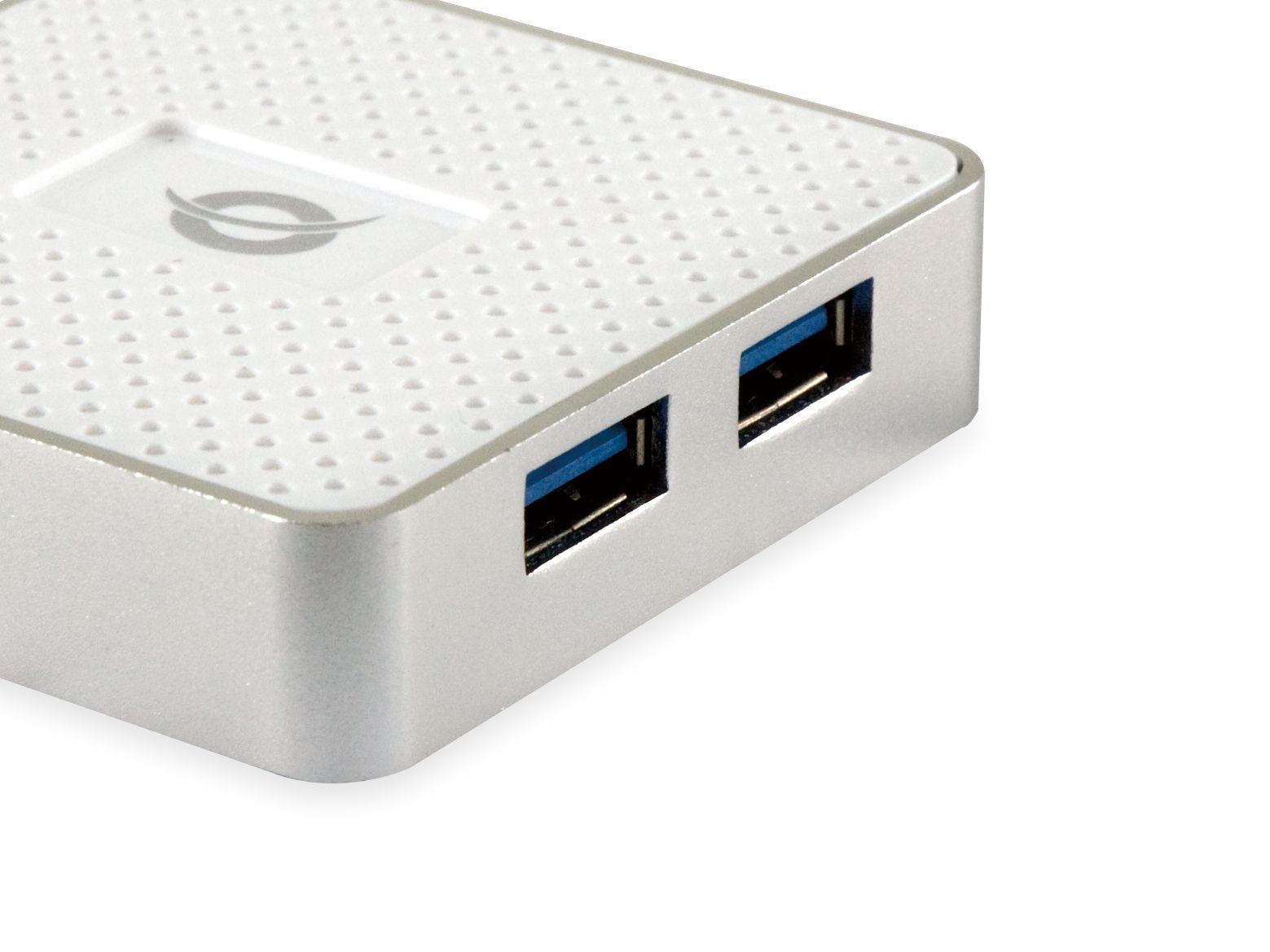 Hub USB 3.0 CONCEPTRONIC HUBBIES03W (0,55 m - USB 3.2 Gen 1 Tipo A - USB 3.2 Gen 1 Micro-B - Branco), miniatura 5
