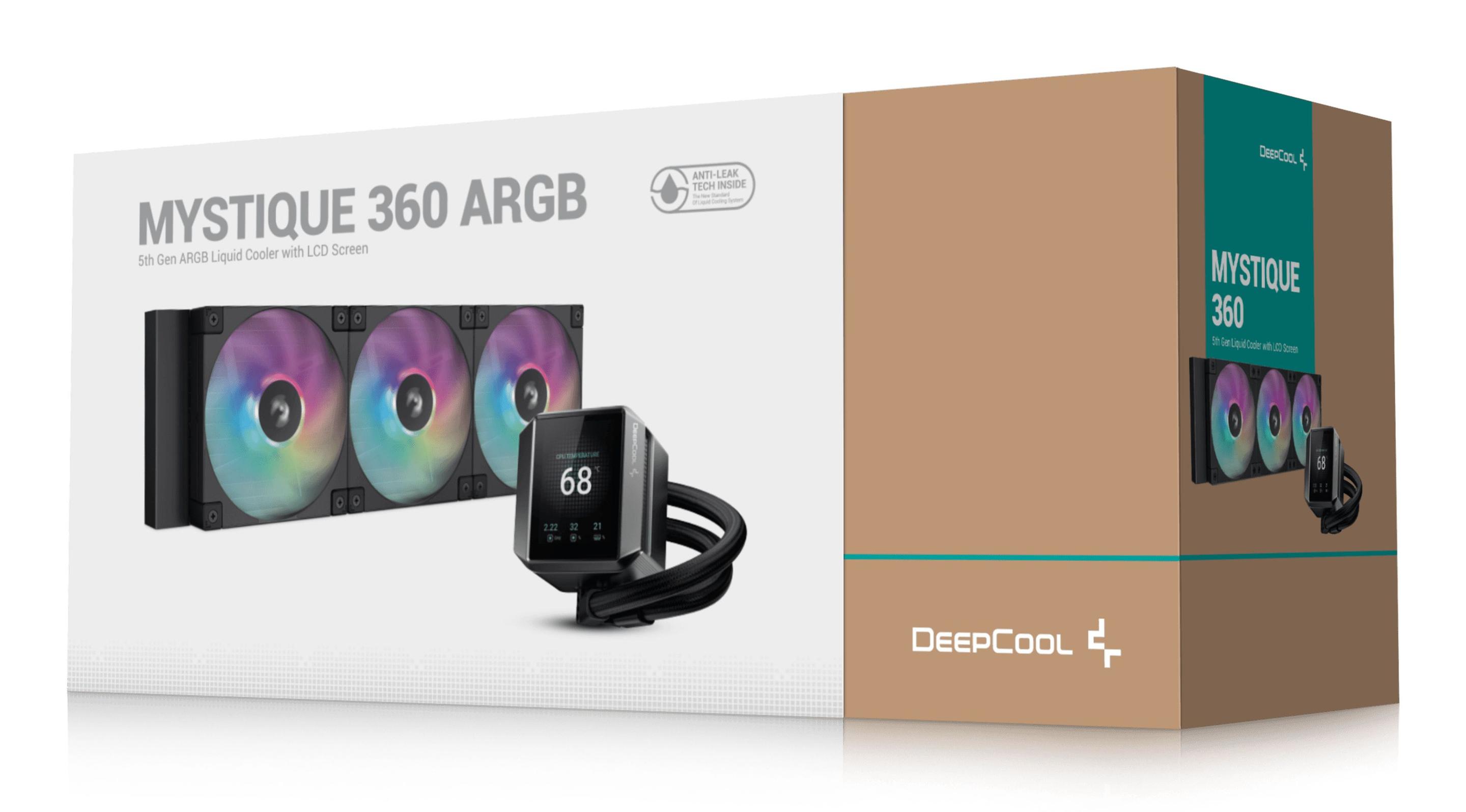 Refrigerador Líquido para Processador DEEPCOOL MYSTIQUE 360 ARGB (12 cm - 2400 RPM - ARGB - Preto), miniatura 6