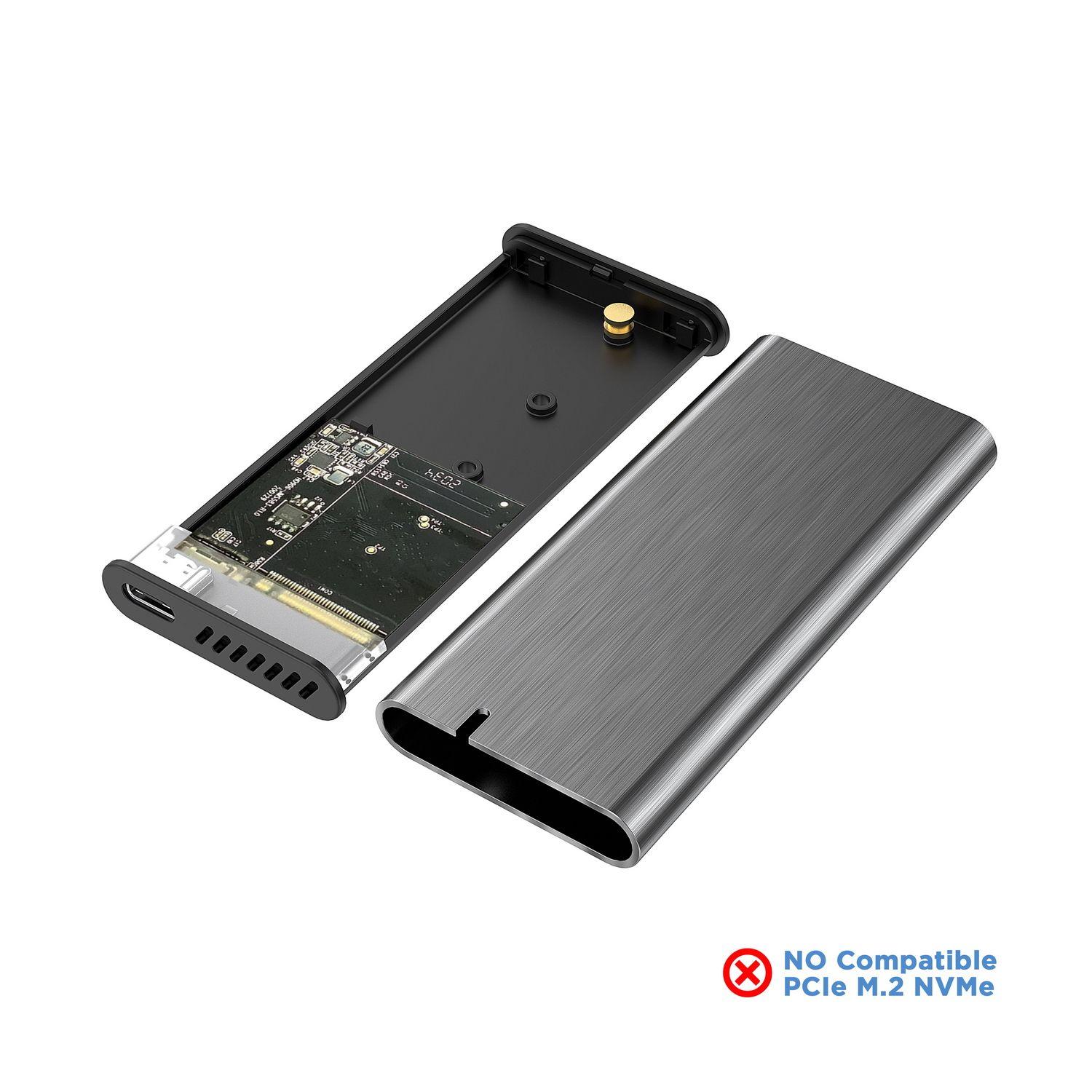 Caixa Externa AISENS ASM2-007GRY (2 TB - M.2 - SATA - Cinzento) — miniatura 4