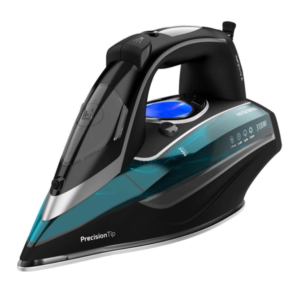 Ferro de Engomar CECOTEC Fast&Furious 6060 Ultra (3100 W - 285 g/min - 75 g/min - Preto/Prateado/Turquesa)