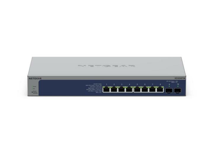 Switch Gerido NETGEAR XS508TM (L2/L3/L4 - Cinzento) — miniatura 2