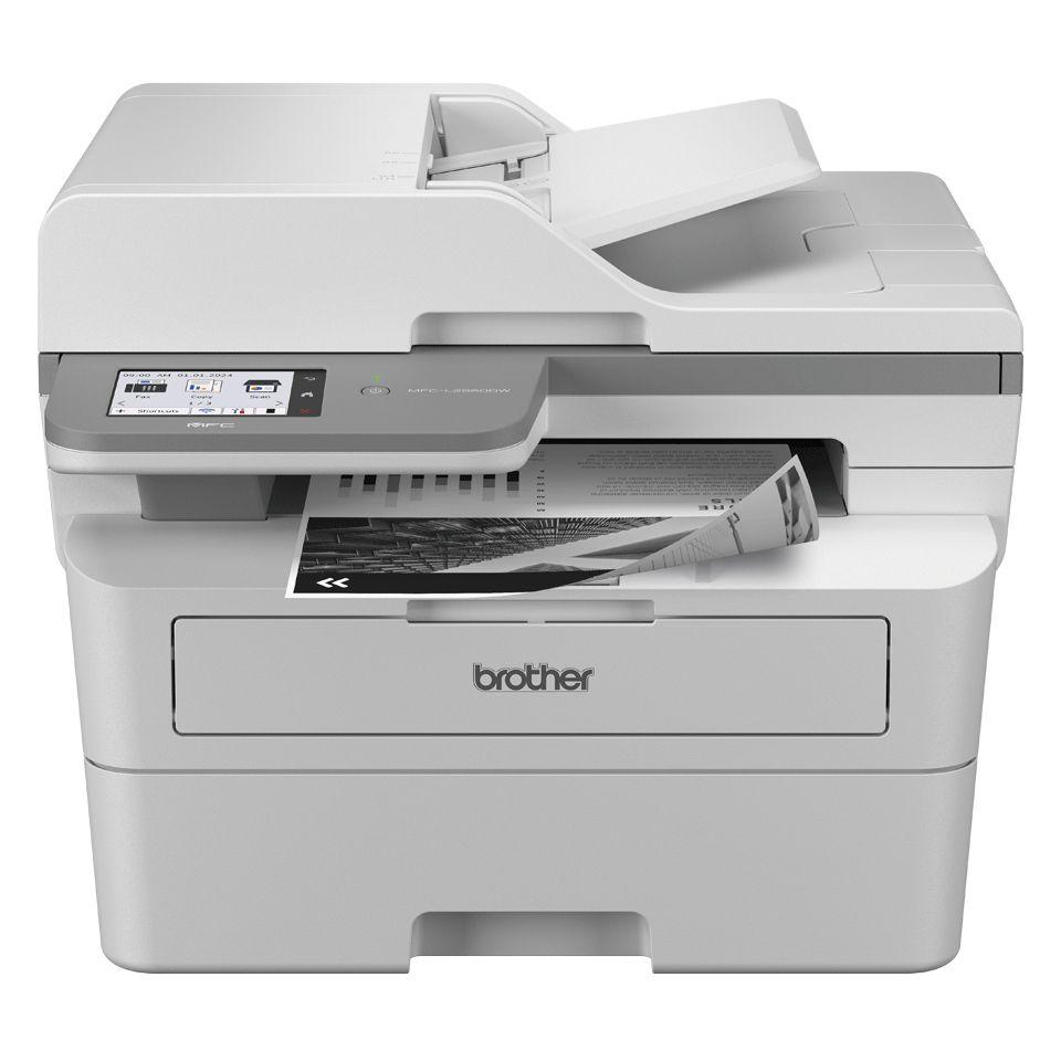 Impressora Multifunções BROTHER MFC-L2980DW (A4 - Impressão a preto e branco - 250 folhas - Branco)