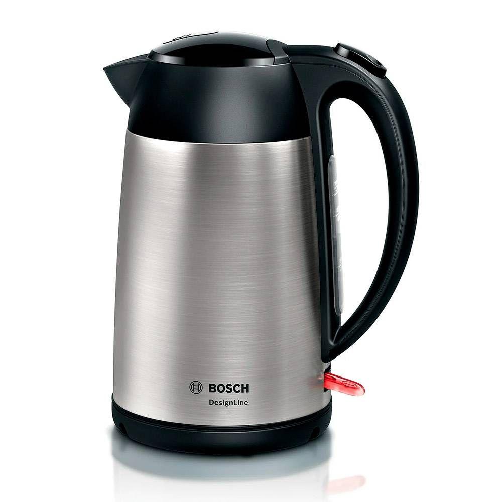 Jarro Elétrico BOSCH TWK3P420 (2400 W - 1,7 l - Aço inoxidável - Preto e Inox), miniatura 2