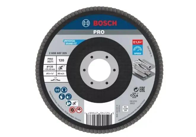 Disco de Lamelas BOSCH X571 2608607329 (125 mm)