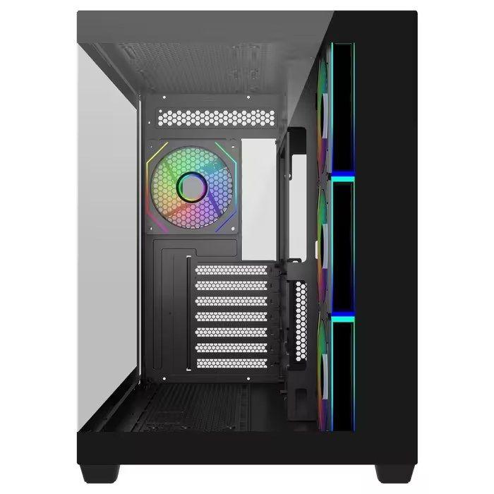 Caixa PC COOLER MASTER Elite 681 (ATX, ITX, micro ATX - Midi Tower - Aço, vidro temperado - Preto) — miniatura 3