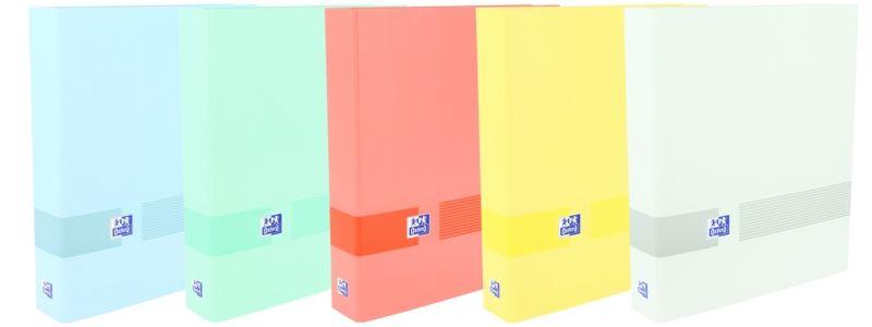 Pasta de 4 Argolas OXFORD Oxford & You A4+ (Capa extrarrígida - Cores Pastel Sortidas)