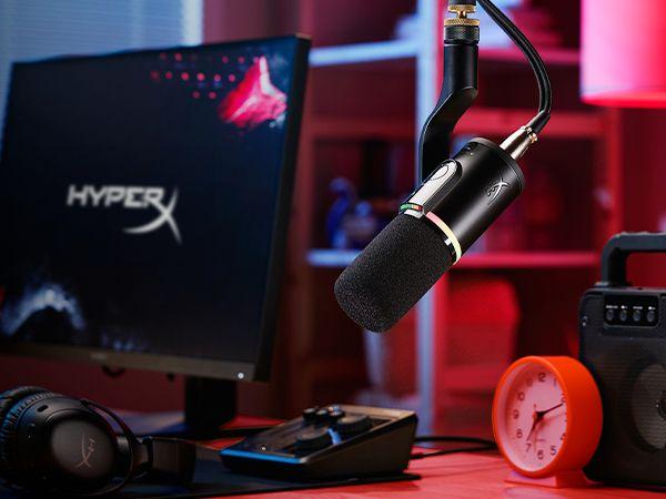 Microfone Dinâmico HYPERX FlipCast (Microfone dinâmico - Com fios - XLR/USB - Preto) — miniatura 12
