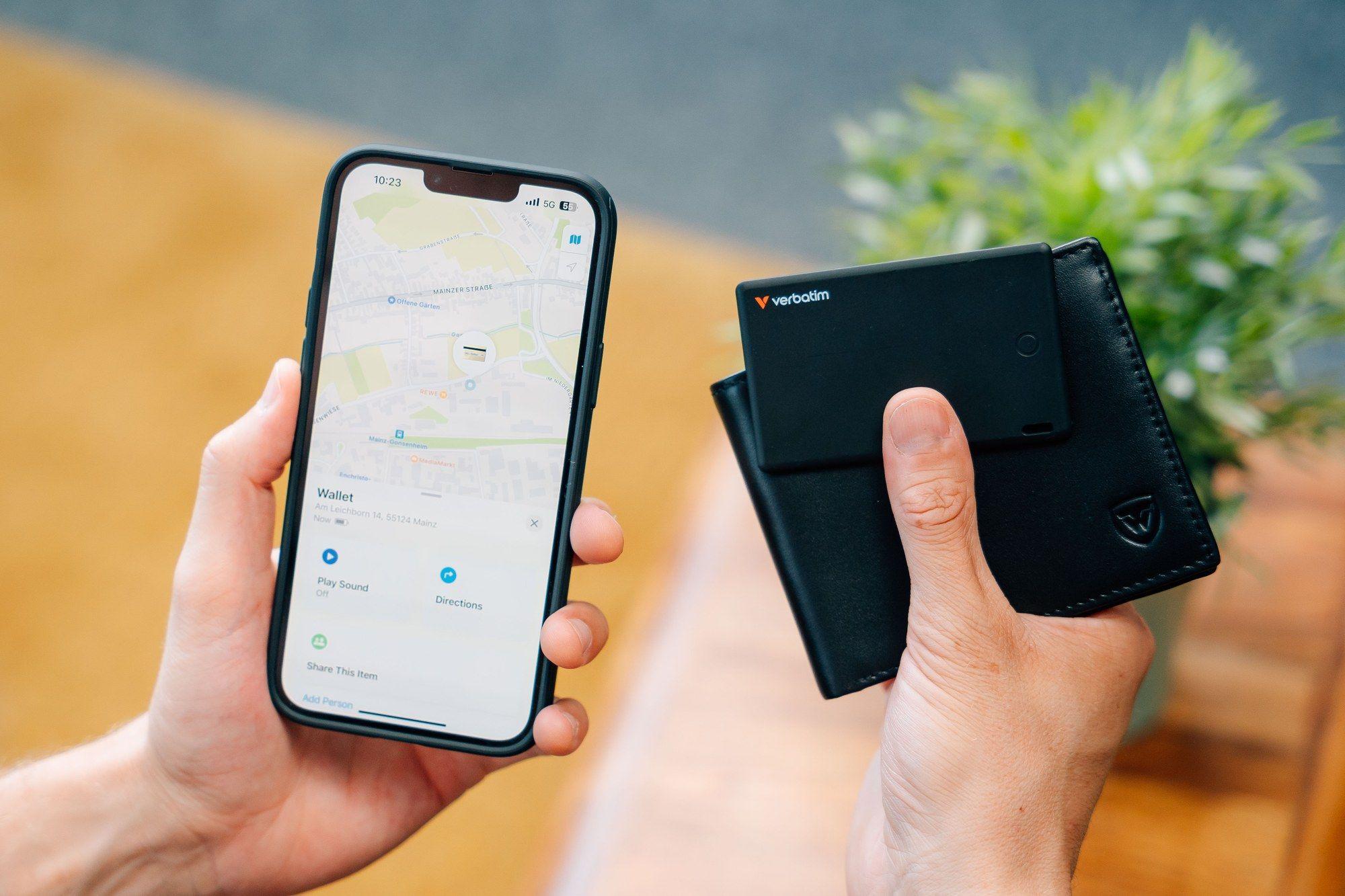 Localizador Pessoal Bluetooth VERBATIM My Finder Card (110 mAh - 1440 h - iOS - Preto), miniatura 2
