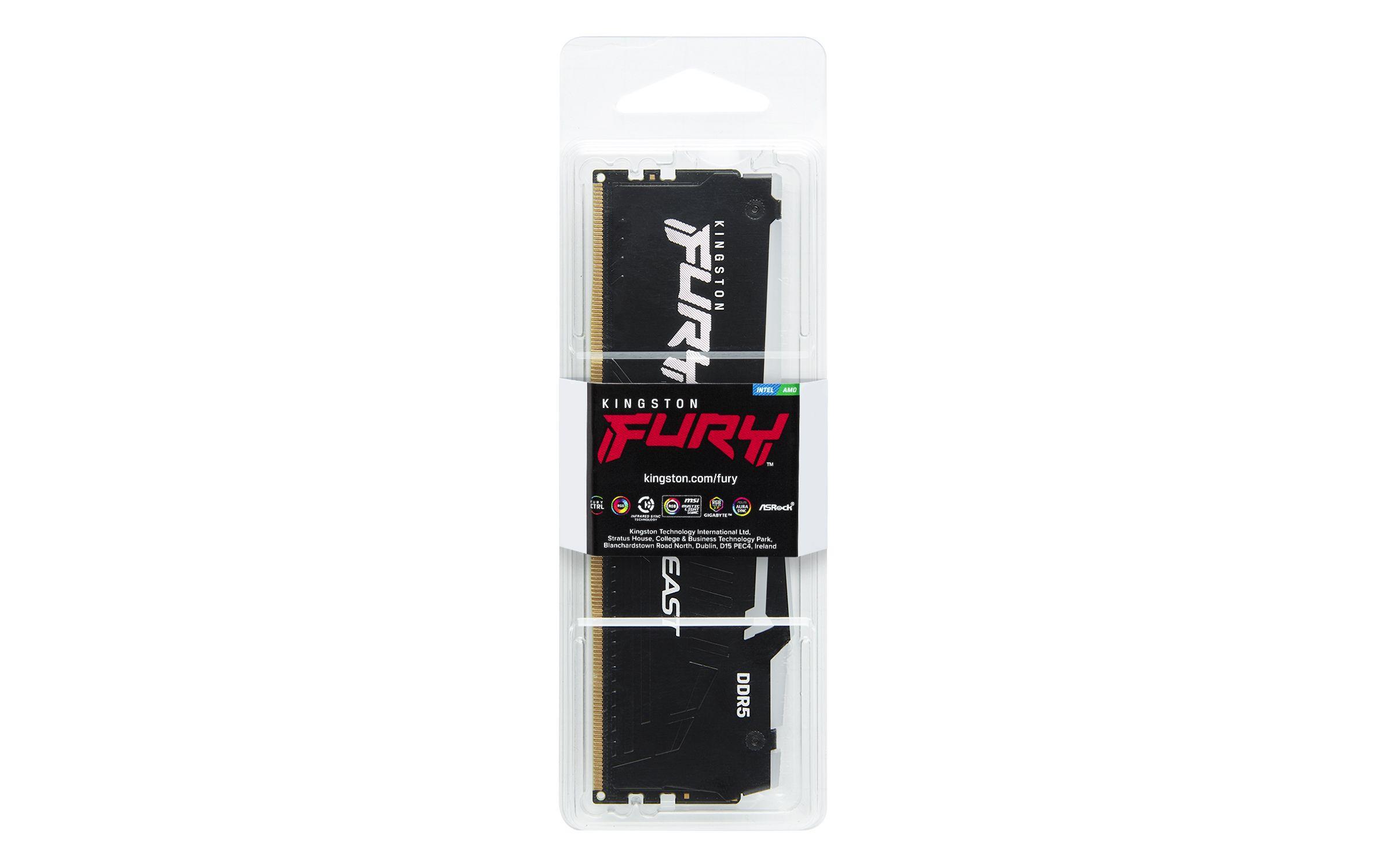 Memória RAM KINGSTON FURY Beast RGB KF560C36BBE2A-16 (6000 MHz - 16 GB - DIMM) — miniatura 4