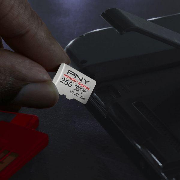 Cartão de Memória microSD PNY TECHNOLOGIES P-SDU256P31880EXP-GE (256GB - 890 MB/s - Branco), miniatura 4