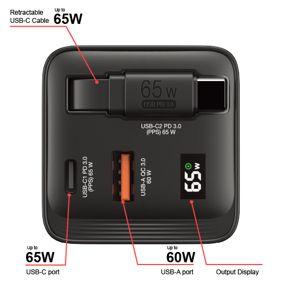 Carregador Universal de Parede VERBATIM 32217 (65 W - Até 65 W - Preto), miniatura 8