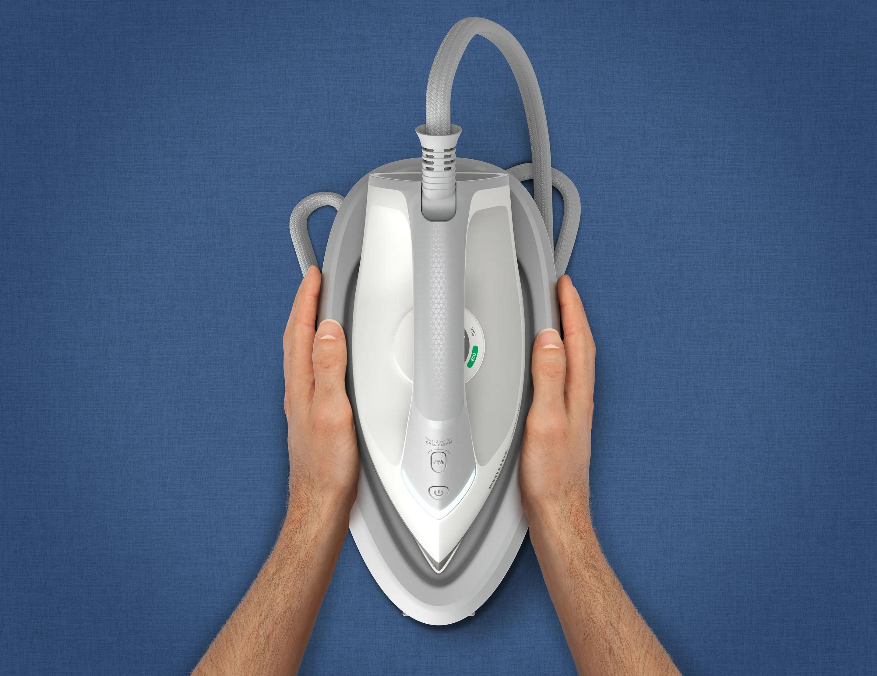 Centro de Engomar PHILIPS PSG2000/80 (2400 W - 1,4 l - 6 bar - Cinzento e Branco) — miniatura 2