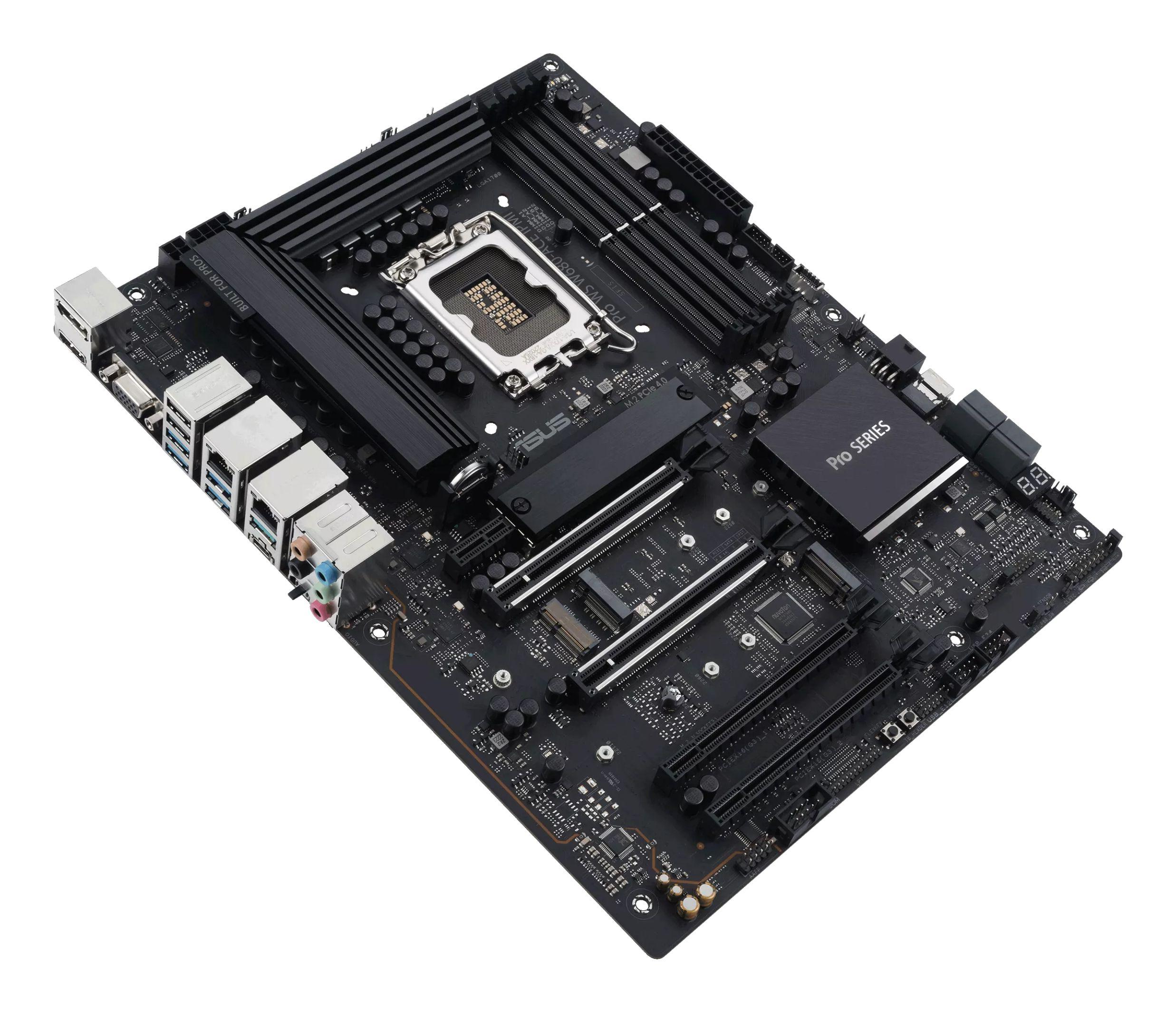 Motherboard ASUS PRO WS W680-ACE IPMI (LGA 1700 - ATX - Duplo canal - Preto), miniatura 3