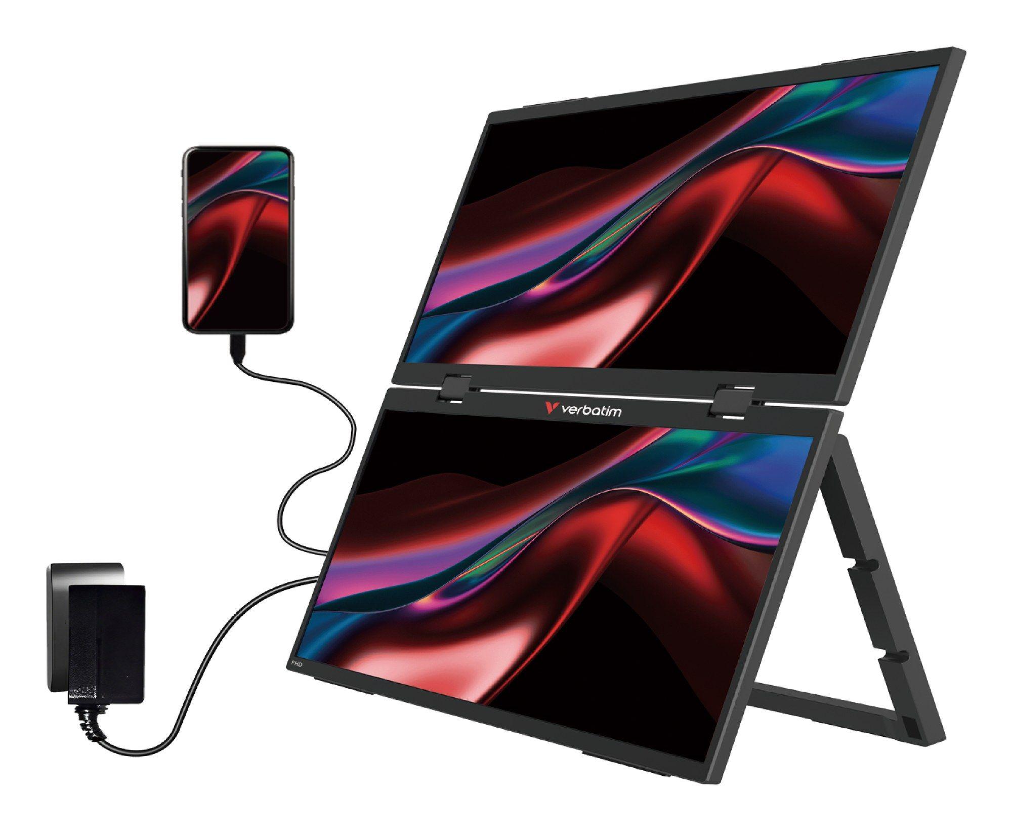 Monitor VERBATIM 32403 (15,6" - IPS - 1920 x 1080 pixels - Preto) — miniatura 5