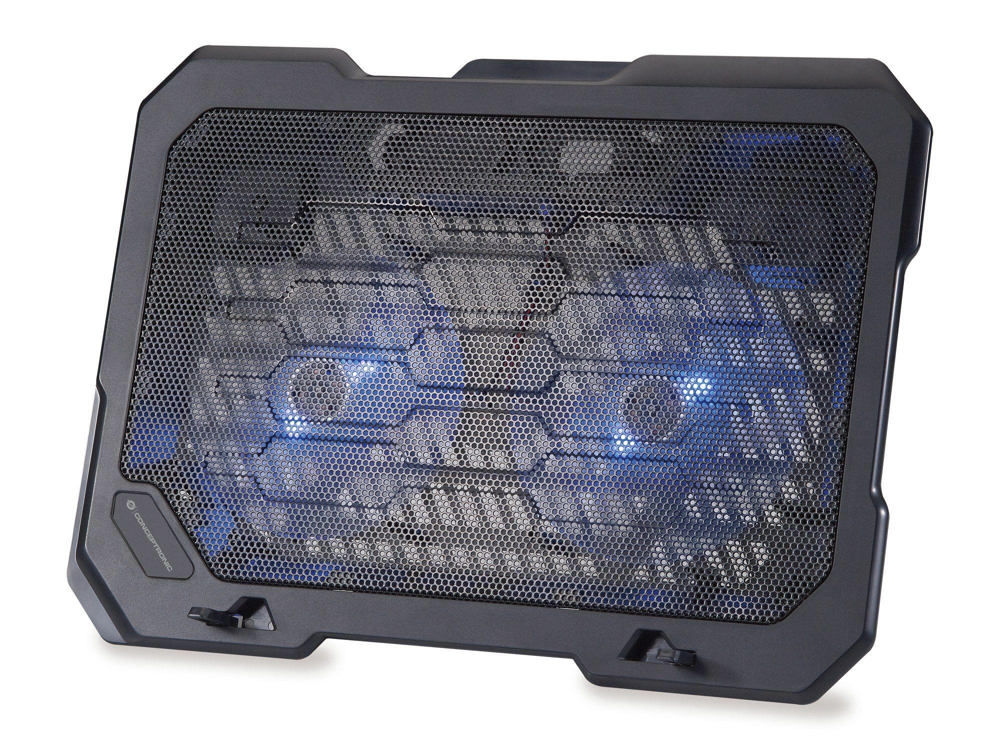 Base de Refrigeração para Portátil CONCEPTRONIC THANA01B (39,6 cm - 1000 RPM - 125 mm - Preto)