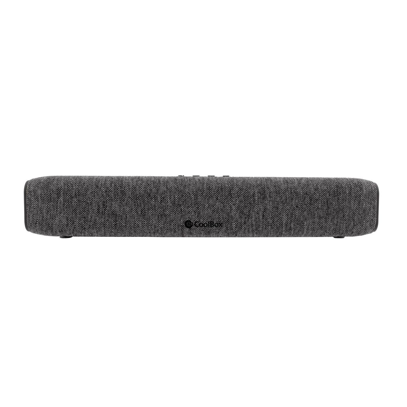 Barra de Som COOLBOX BAND BS23 (20 W - USB Type-C, AUX - Cinzento)