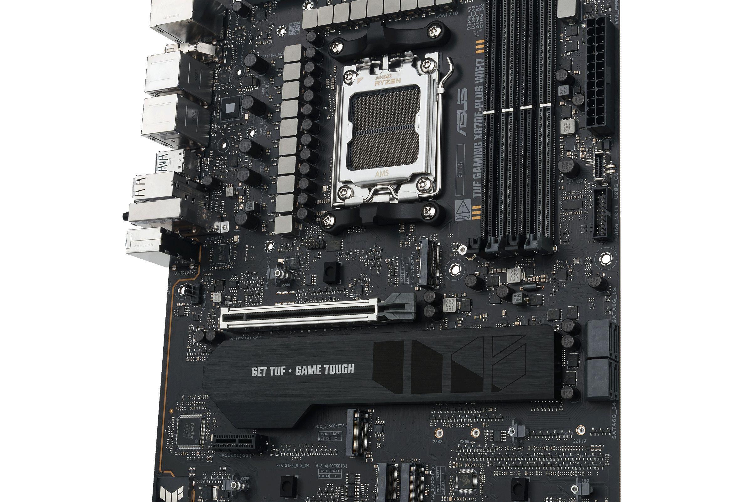 Motherboard ASUS TUF GAMING X870E-PLUS WIFI7 (AM5 - ATX - Duplo canal - Cinzento), miniatura 11