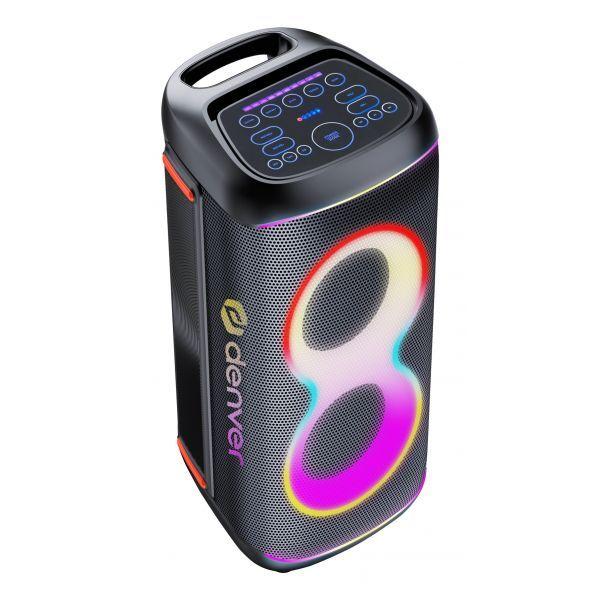 Coluna de Festa DENVER BPS-370 (100 W - IPX4 - Multicor - Preto), miniatura 3