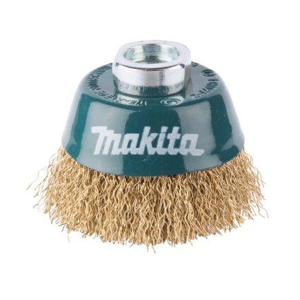Escova de Arame Tipo Copo MAKITA D-39746 (Aço latonado - 60 mm), miniatura 2
