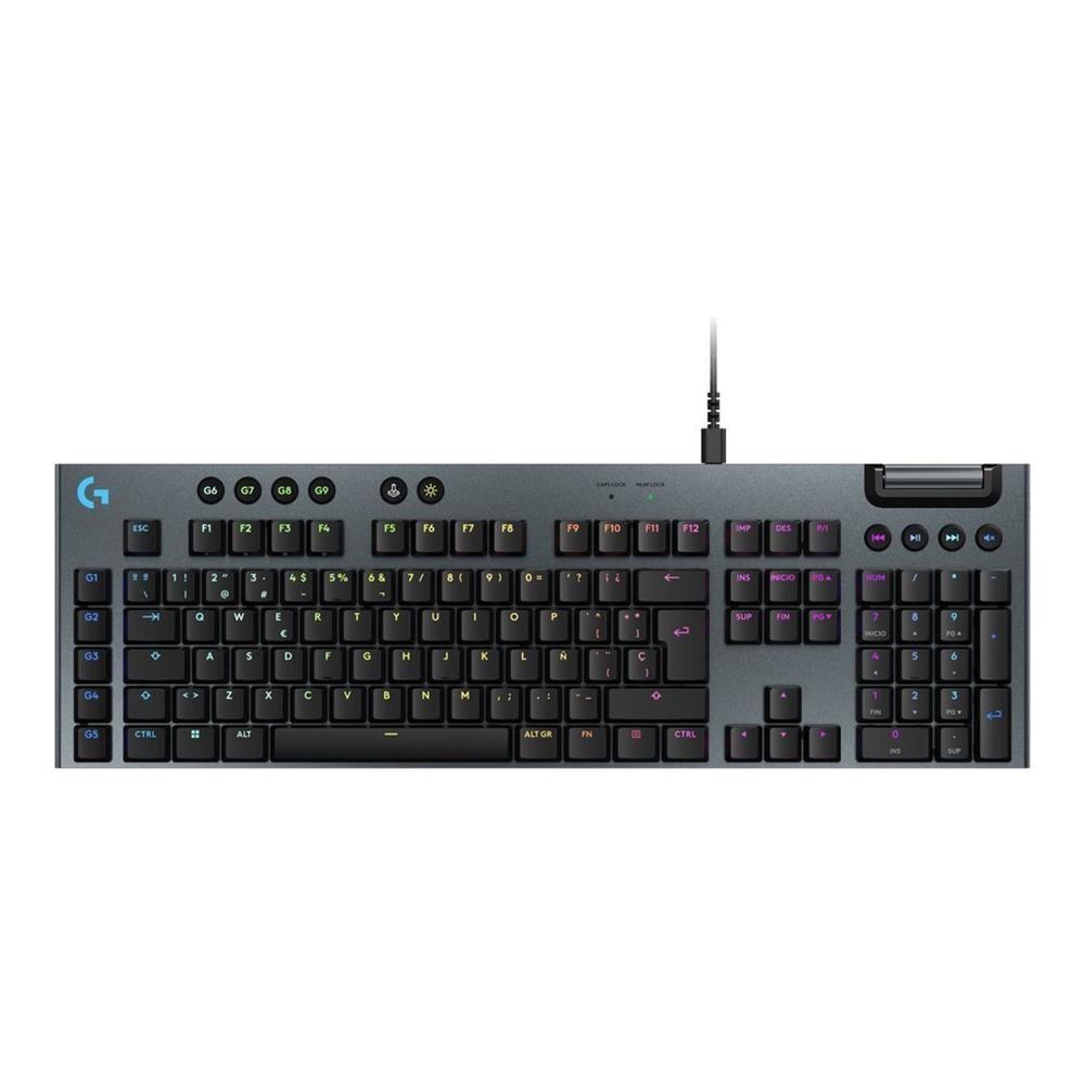 Teclado LOGITECH G915 X (Espanhol - Logitech GL Tactile - Tamanho completo - Preto)