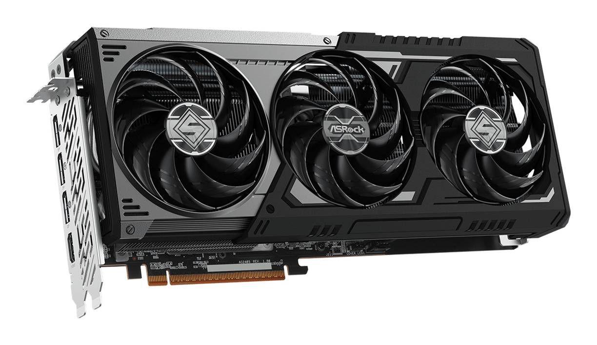 Placa Gráfica ASROCK Radeon RX 9070 XT Steel Legend Dark (Radeon RX 9070 XT - 16 GB - GDDR6 - Multicor), miniatura 4